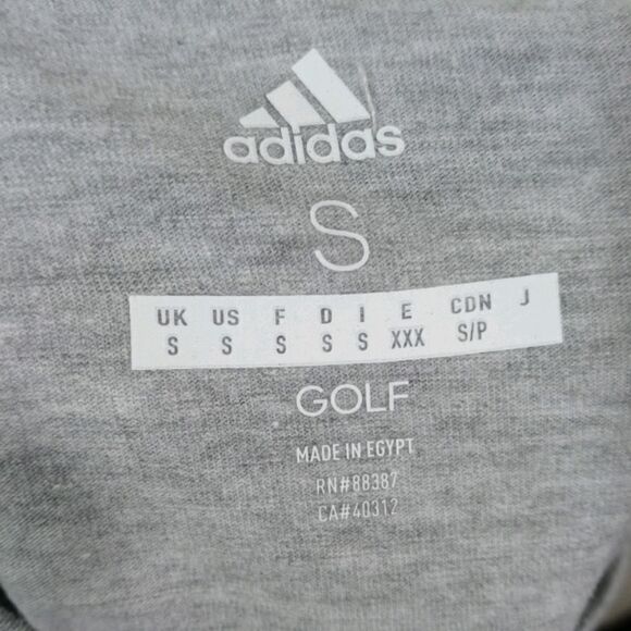 Adidas Golf Gray Long Sleeve T-shirt -A - Picture 3 of 5